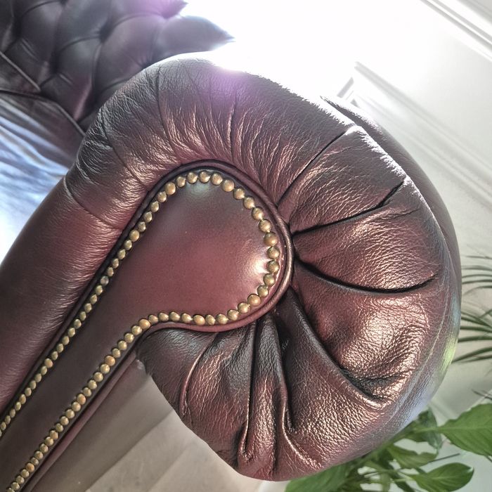 Sofa skórzana Chesterfield 3os