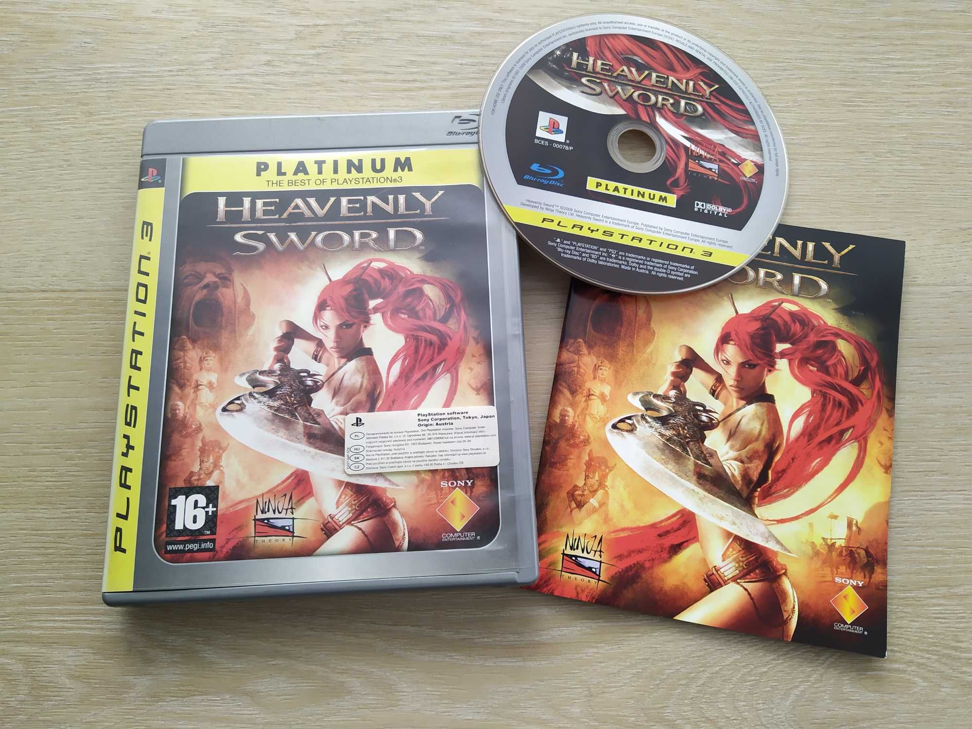 Heavenly Sword [PS3] (Polska Dystrybucja) - Płyta bez żadnej ryski