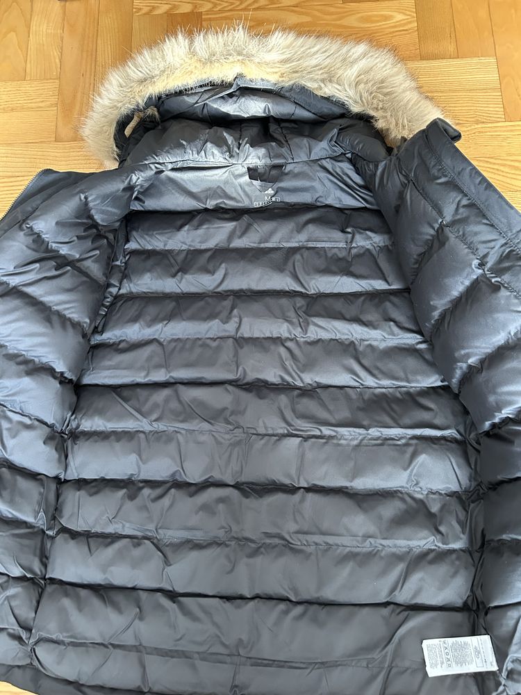 Kurtka czarna Adidas, Hooded Parka, rozm. M, stan bardzo dobry