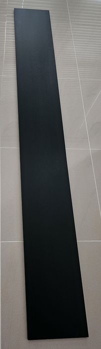 Półka sosnowa czarnobrązowa 240x30cm