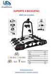 Suporte de Bicicletas para bola de Reboque