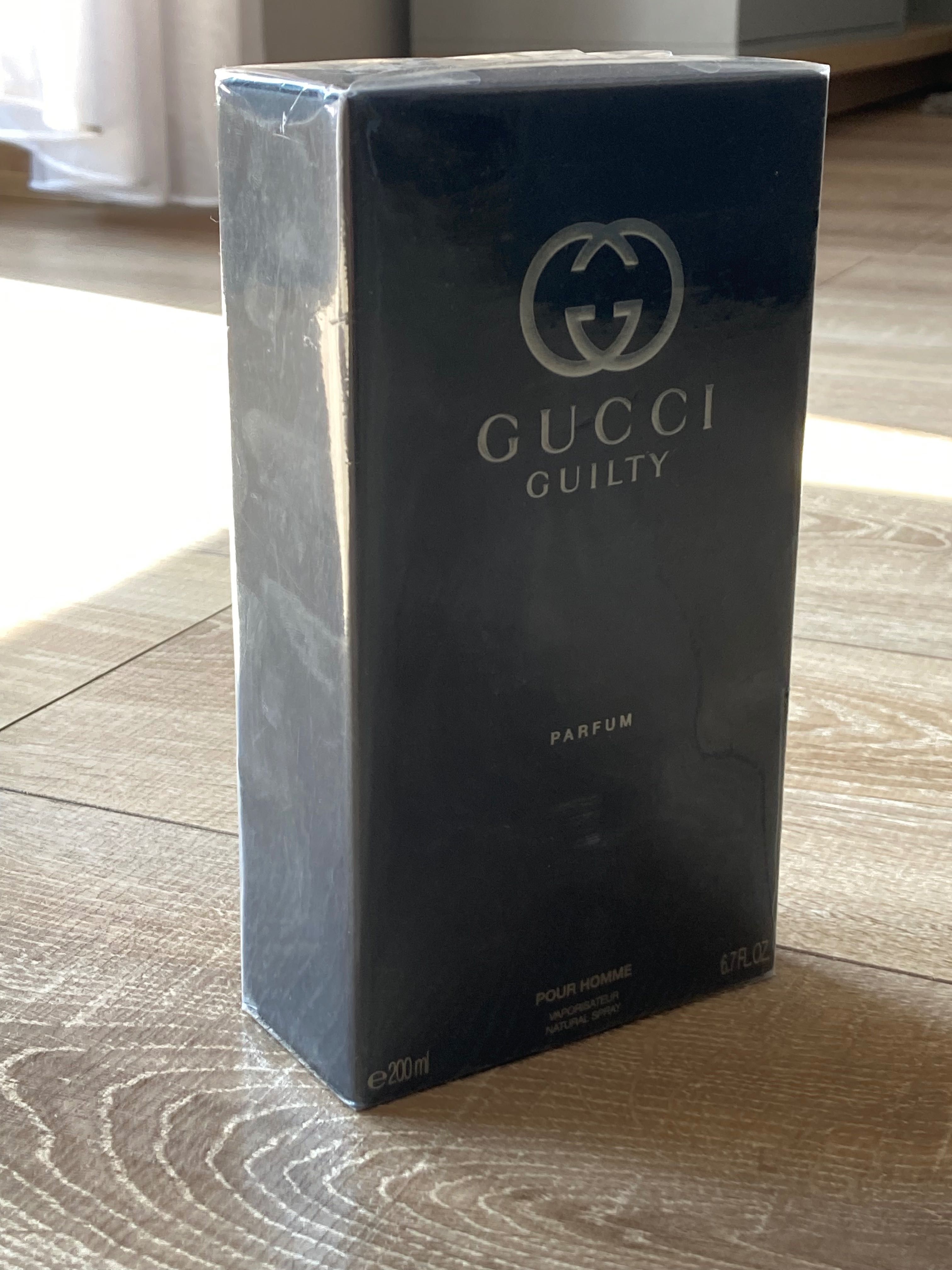 GUCCI GUILTY POUR HOMME 200ml - 100% Oryg. (paragon) - PERFUM (mocny!)