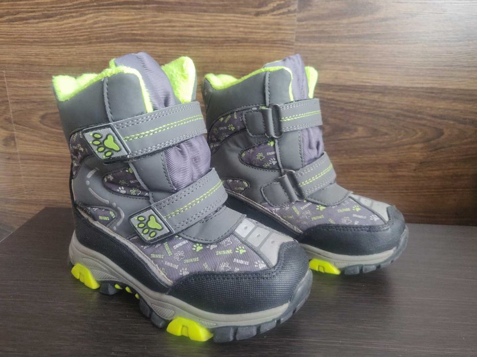 Ортопедичные ботинки р. 28 , стелька 18-18,5 см. серые