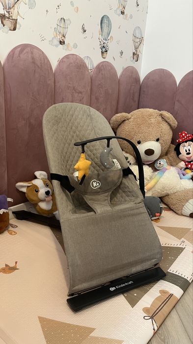 Bujaczek Bujak leżaczek kinderkraft mini babybjorn