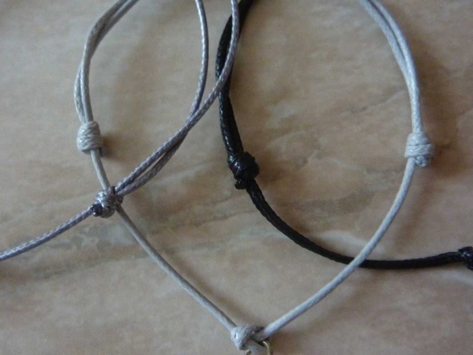 HIT! Bransoletka sznurek krzyżyk torba ośmiornica ZESTAW 3. sztuki