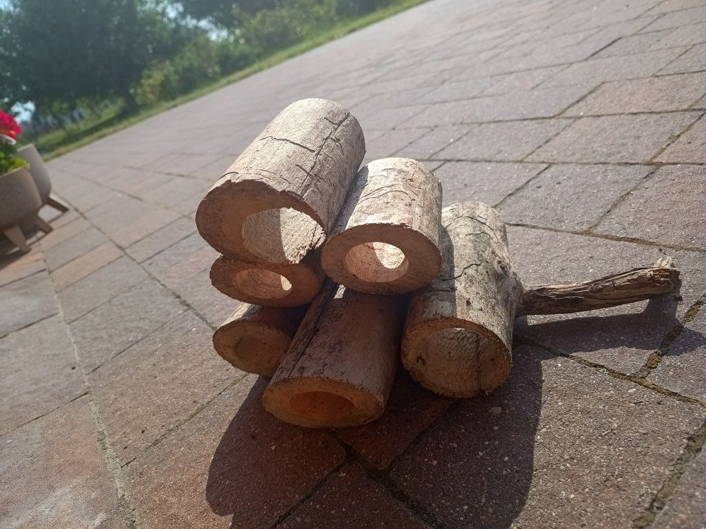Kryjówki, tunele do akwarium 6sztuk