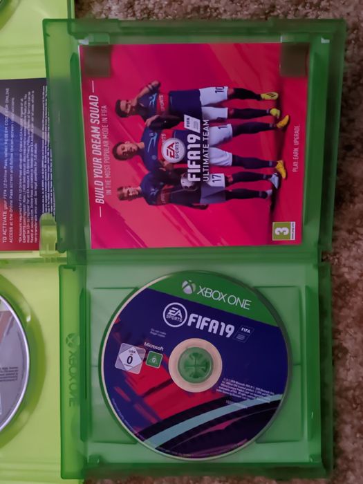 Диск игра Xbox Fifa 11,12,19
