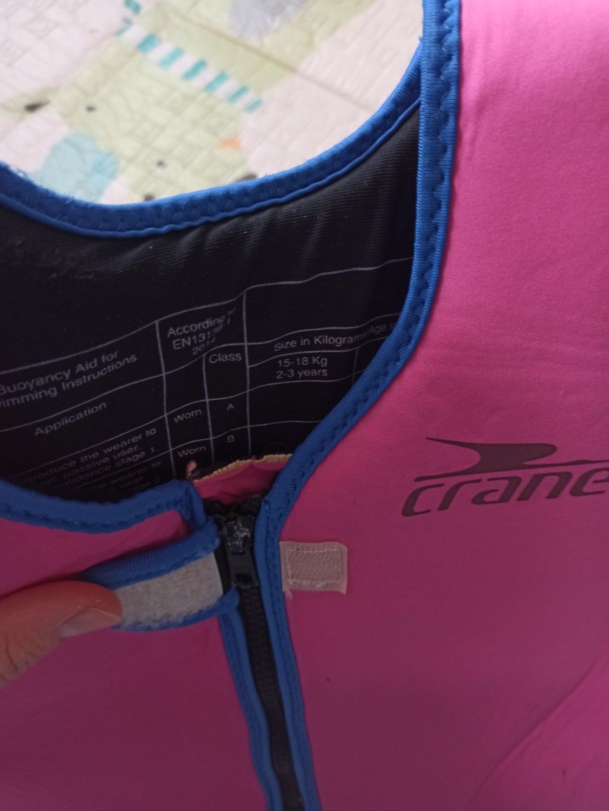 Детский спасательный плавательный жилет для девочки для плавания отдых
