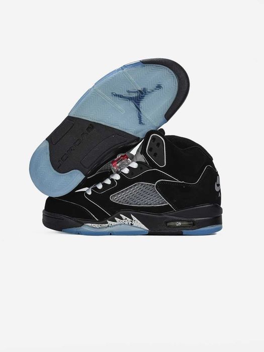Мужские кроссовки Nike Air Jordan 5 Retro "Black/Blue" 40-45