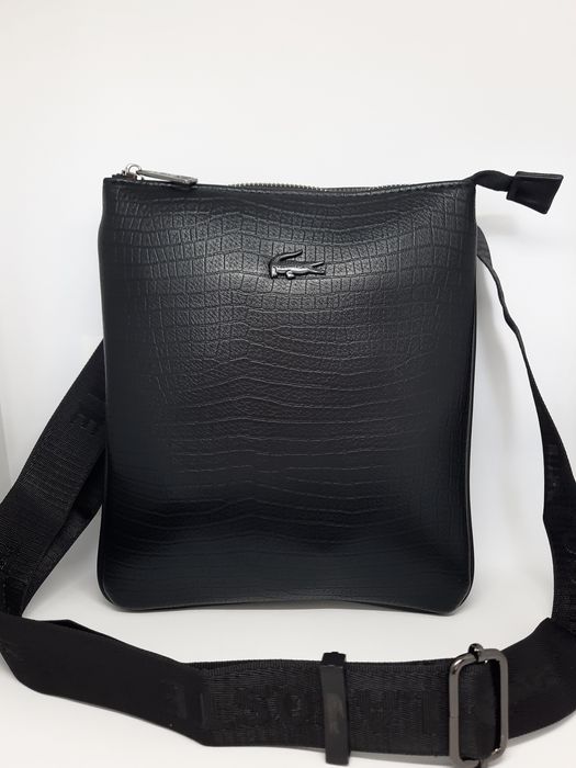 Чоловіча сумка лакоста барсетка | Мужская сумка через плечо мессенджер