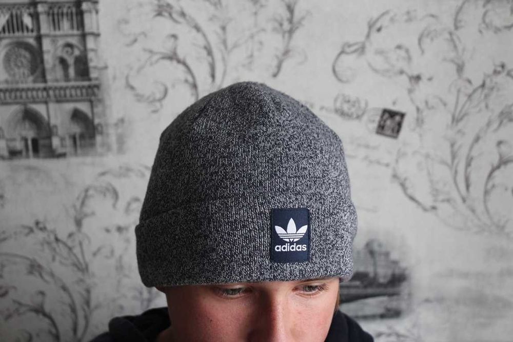 Шапка Adidas Originals Rib Logo Beanie Оригінал