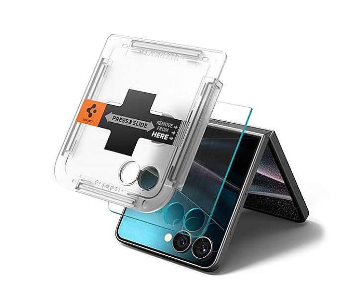 Szkło Hartowane Spigen Glas.tr ”Ez Fit” Hd 2-Pack Galaxy Z Flip 7 Clea