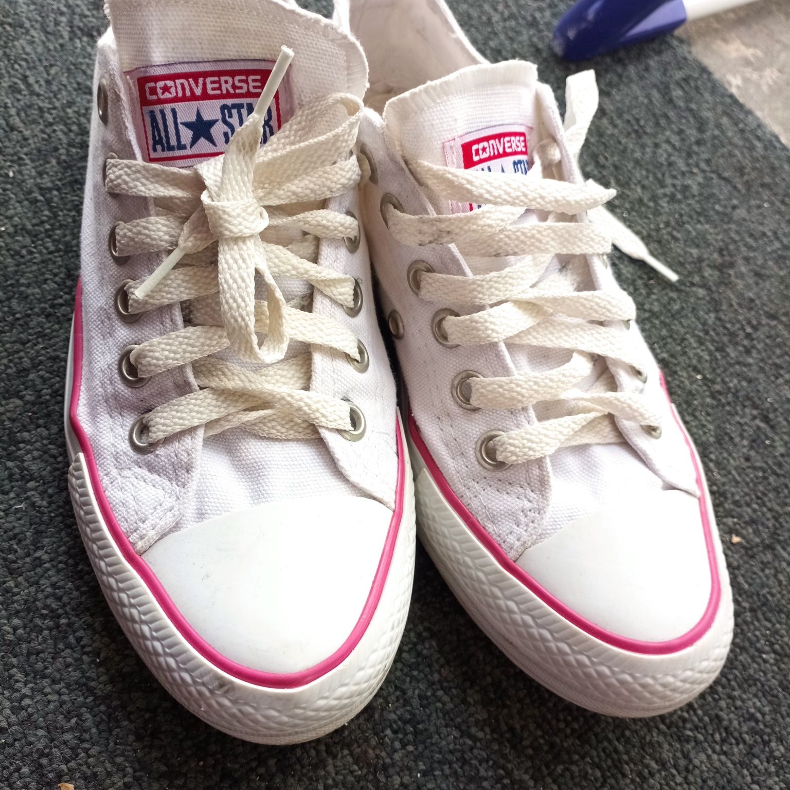 Buty Converse białe prawie jak nowe roz.37