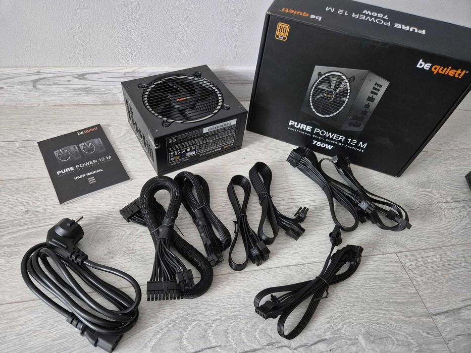 свіжий блок живлення 750W be quiet! Pure Power 12M (PCI-e 5). Trade-in