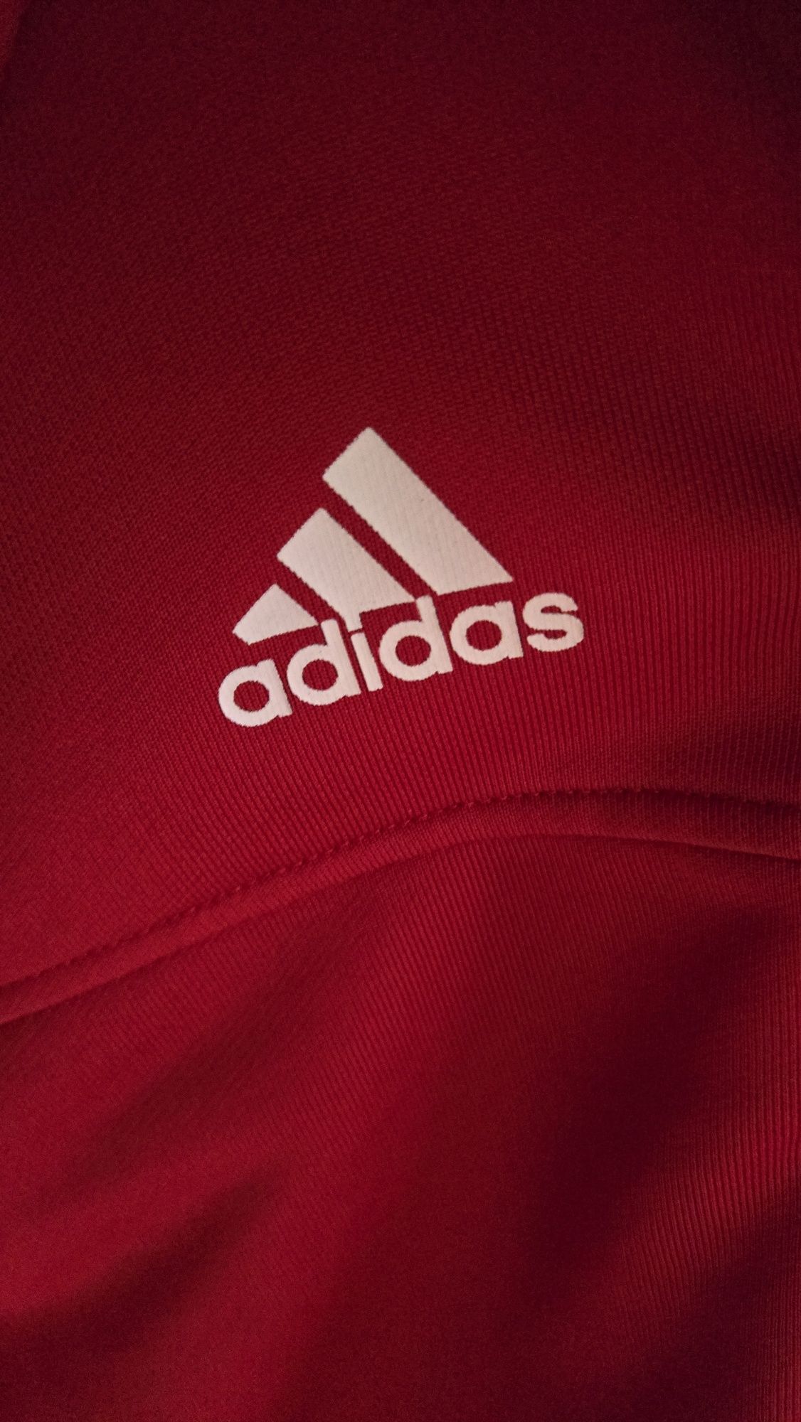 Czerwona bluza Adidas - M