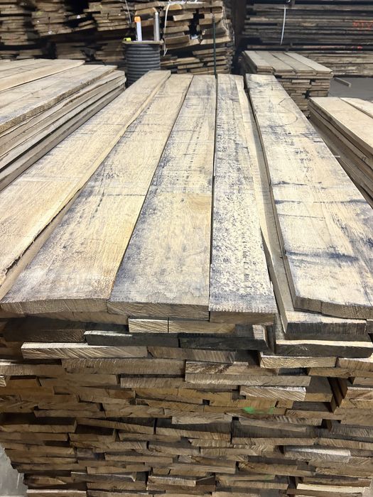Tarcica dąb suchy obrzynany klasa c / rustic grubosc 28 mm