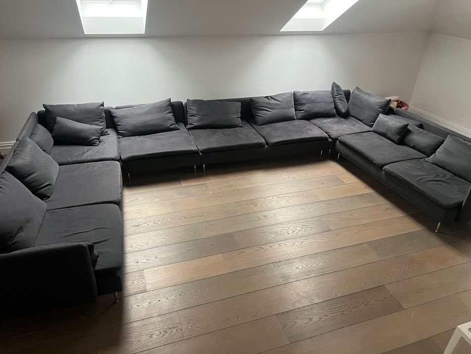 Piękna duża sofa