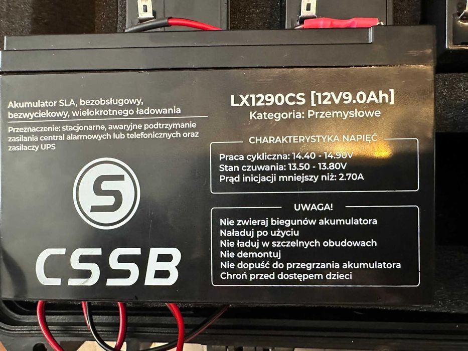 Zestaw 6 akumulatorów 15Ah, Echosonda 9Ah do Huntera 650 z walizką