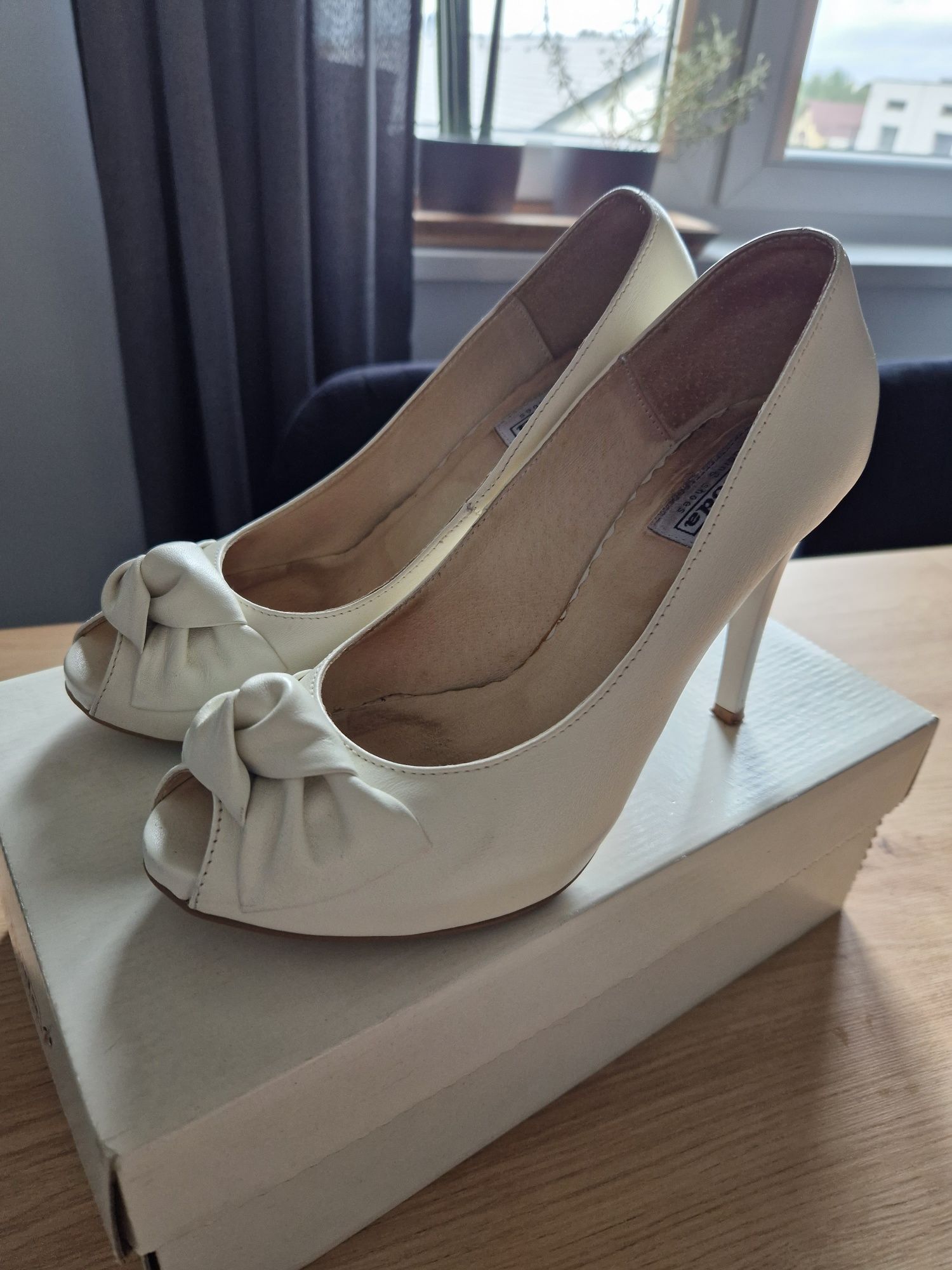 Buty ślubne La Boda Ivory 37