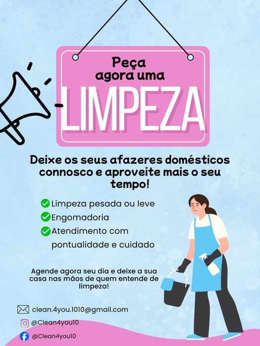 Limpeza doméstica