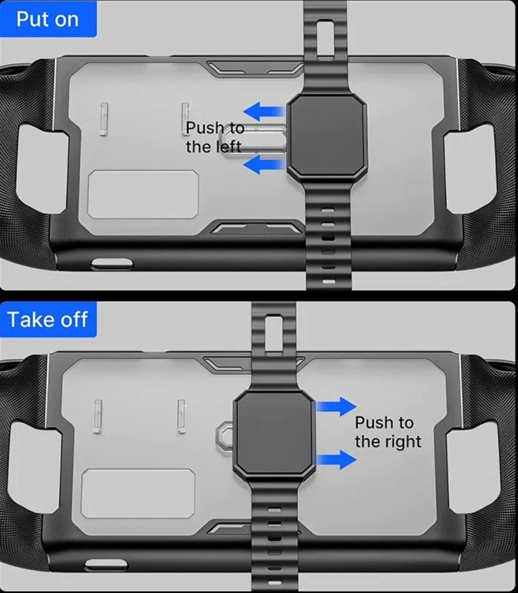 Jsaux module case strap steam deck