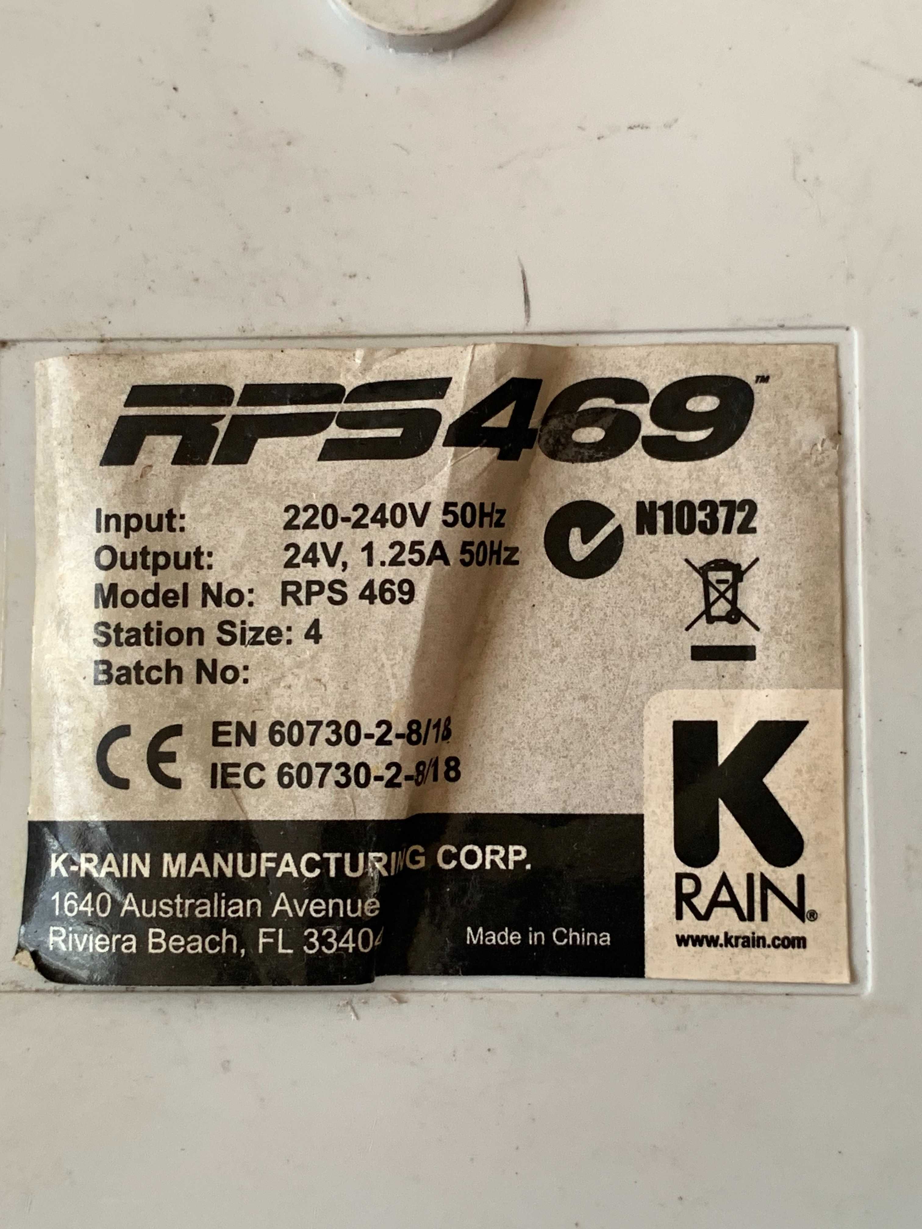 Программатор для автоматического полива K-RAIN RPS 469