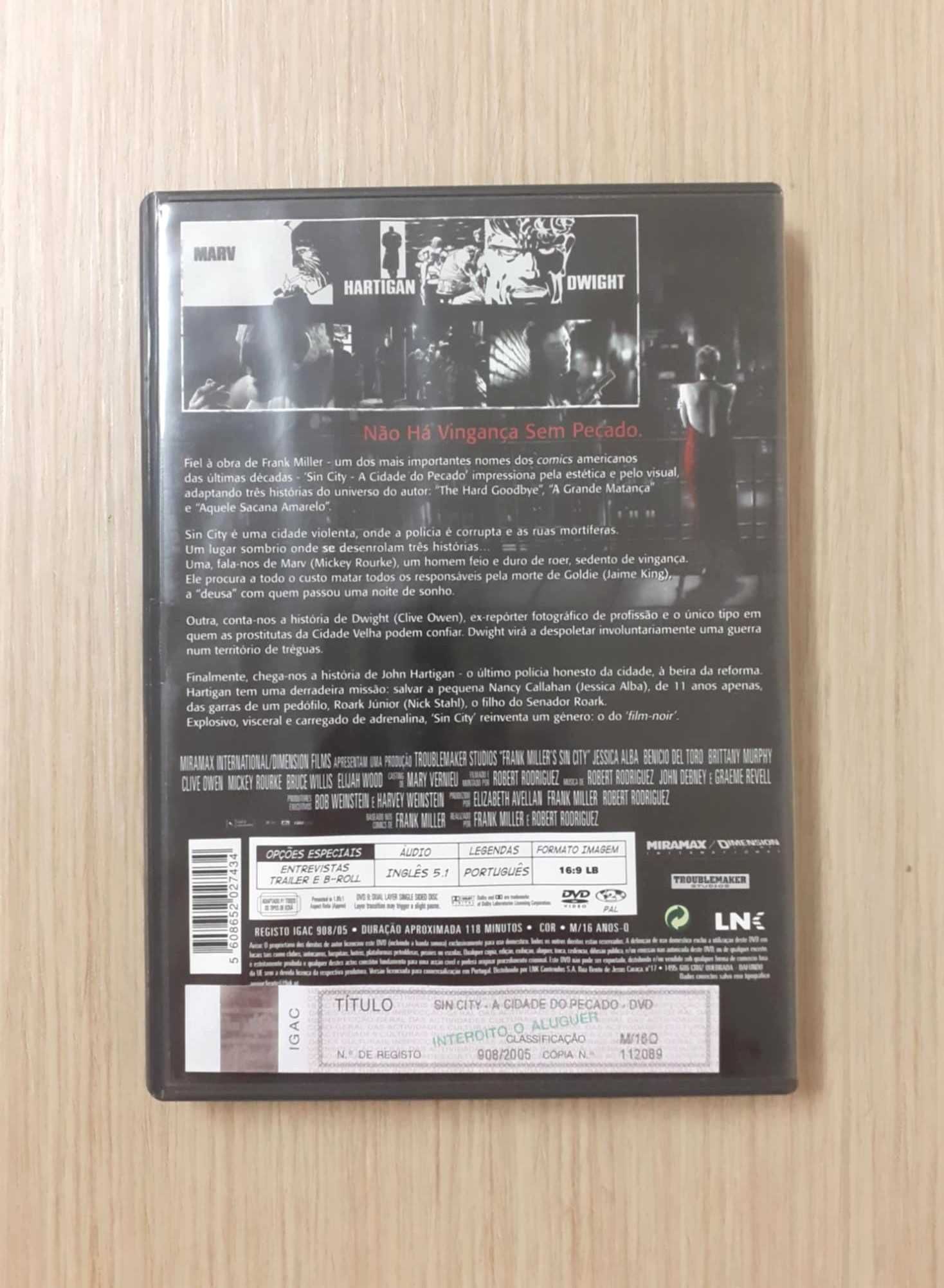 Sin City: A Cidade do Pecado (DVD)