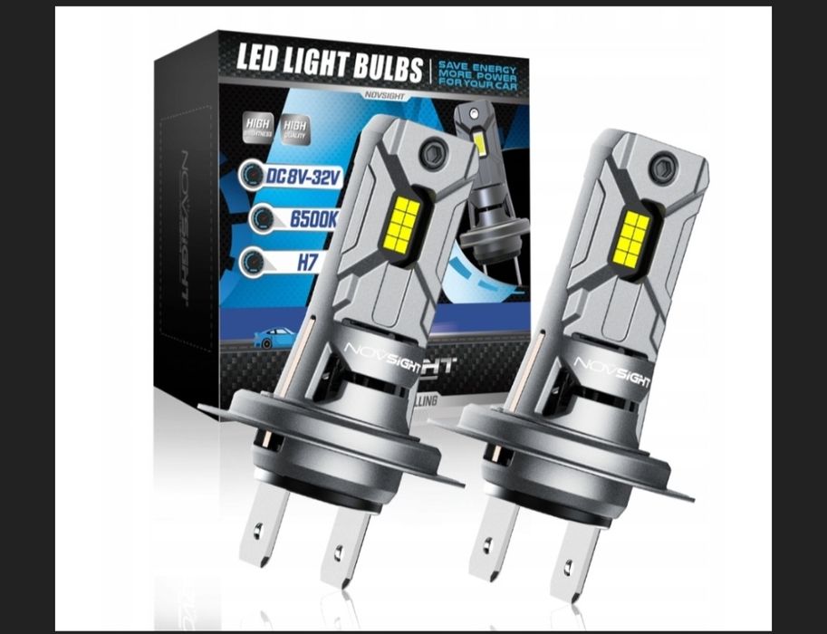 Żarówki H7 LED +600% NOWE