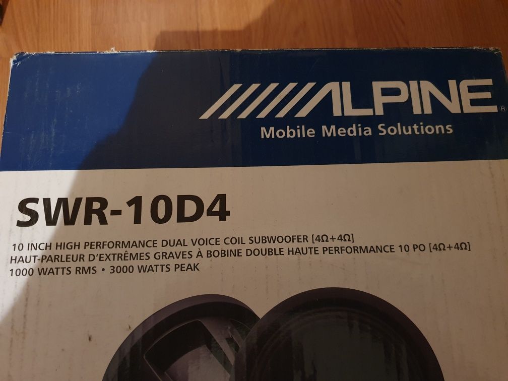 Alpine SWR-10D4

Subwoofer

Novo na caixa.

Alpine SWR-10D4

Subwoofer