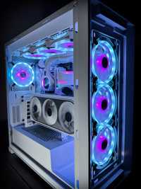 Obudowa Mid-Tower ATX Corsair iCUE 5000X RGB QL Edition White Biała