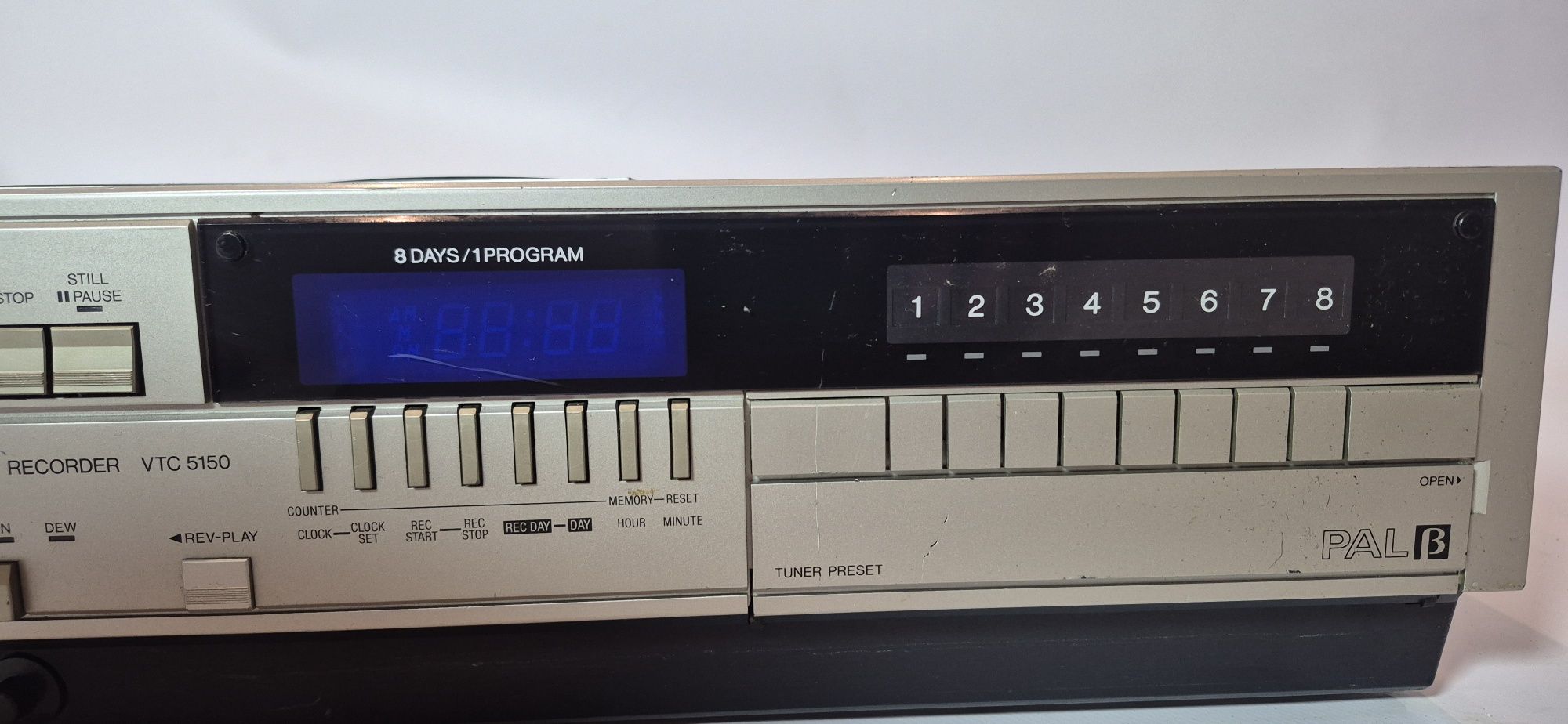 Magnetowid Rejestrator wideo Betamax Sanyo VTC - 5150 vintage 1983