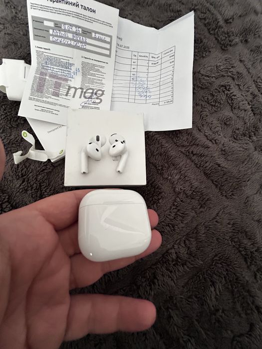 Airpods 4 оригинал на гарантии торг