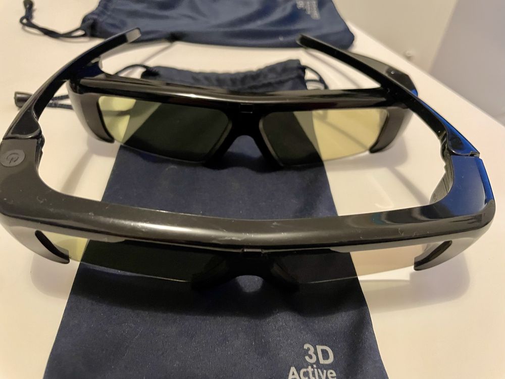 Okulary 3D Samsung stan idealny jak nowe dwie sztuki w zestawie,