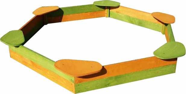 piaskownica piaskownice dla dzieci malowana 2 X gotowa wysyłka