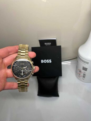 Złoty zegarek męski Hugo Boss Champion ,nowy gwarancja producenta!