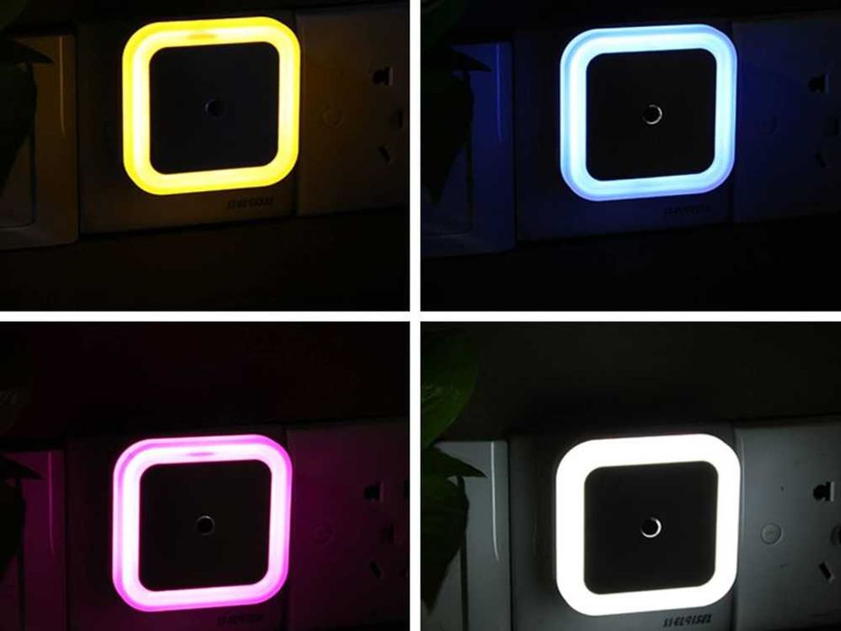 Lampka NOCNA do Kontaktu CZUJNIK ZMIERZCHU Wtyk LED Oświetlenie NOCNE
