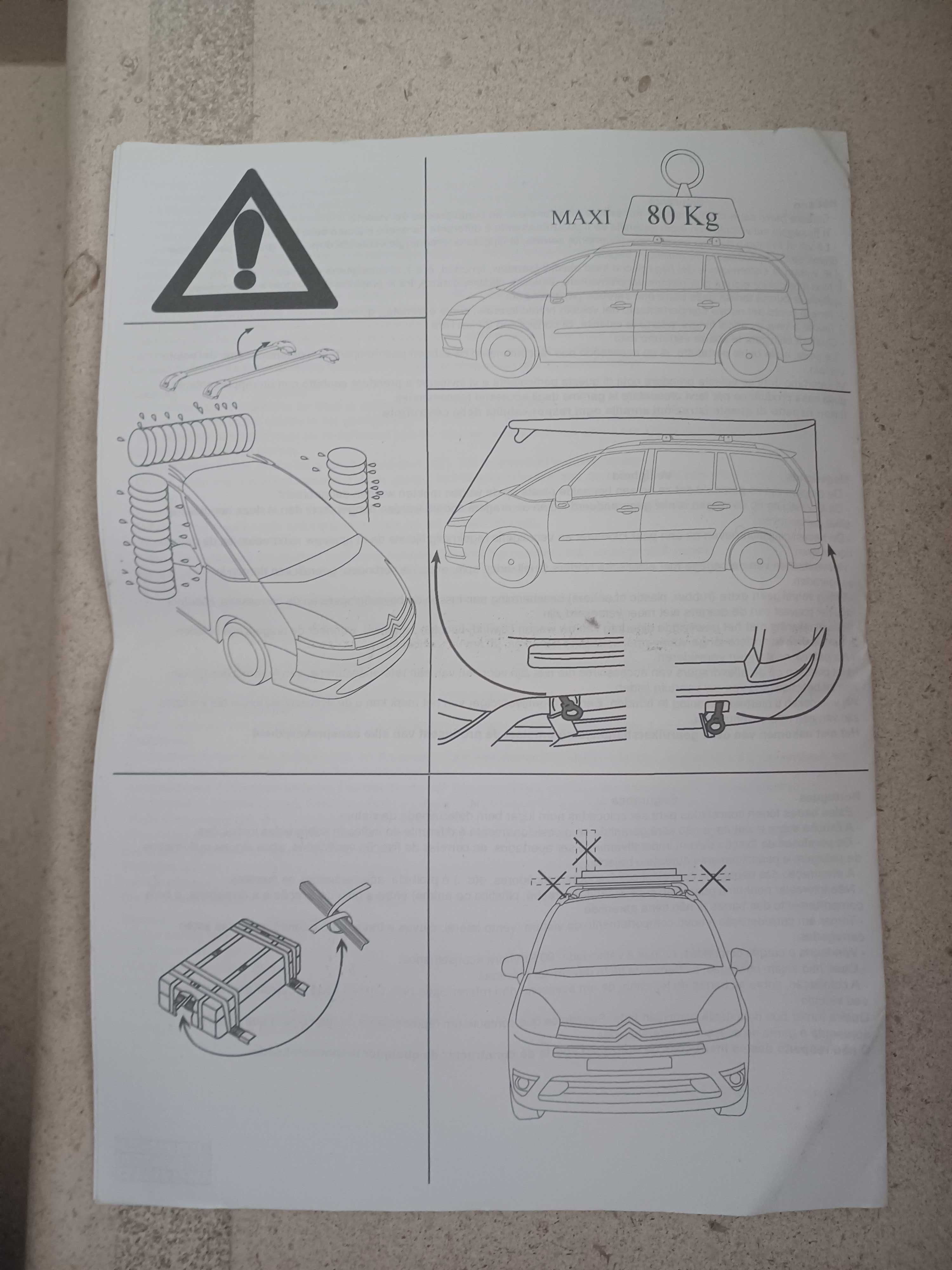 Barras para Citroën C4 Picasso