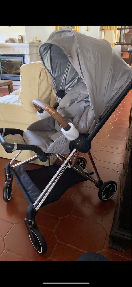 Cybex Mios Chrome Brown Cinza