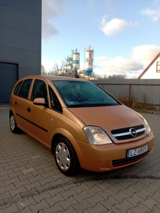Opel Meriva 1.4 benzyna+gaz 90 KM, zarejestrowana, ważne opłaty, klima