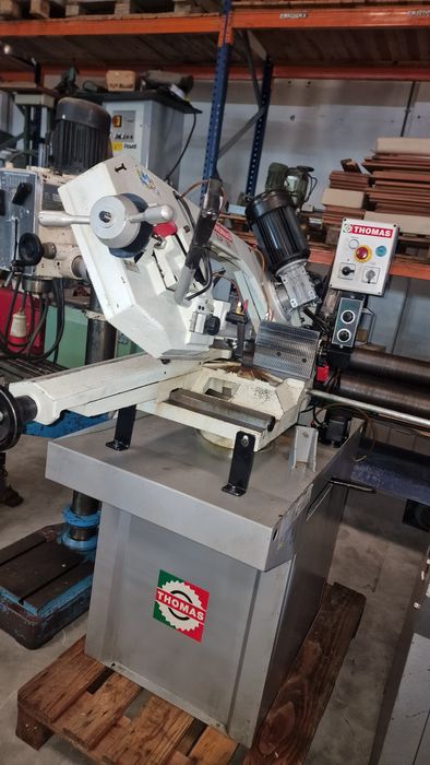 Serrote de fita thomas maquinas de serra com carril lharia metalomecan