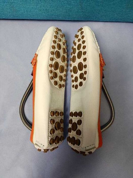 Жіночі дизайнерські мокасини Tory Burch Daria leather driver розмір 40