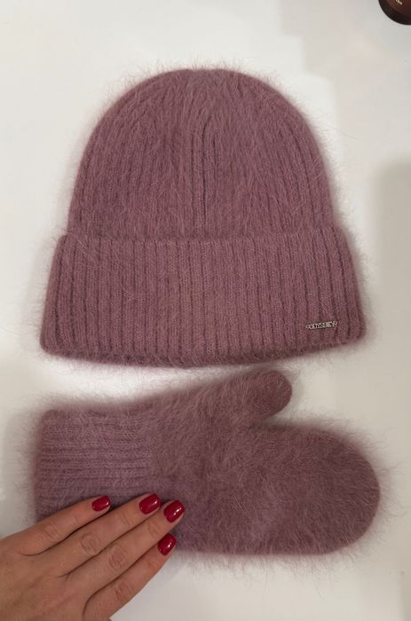 Комплект жіноча шапка рукавиці