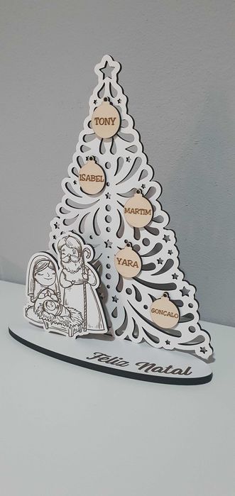 Natal, Árvore de Natal personalizada com nomes