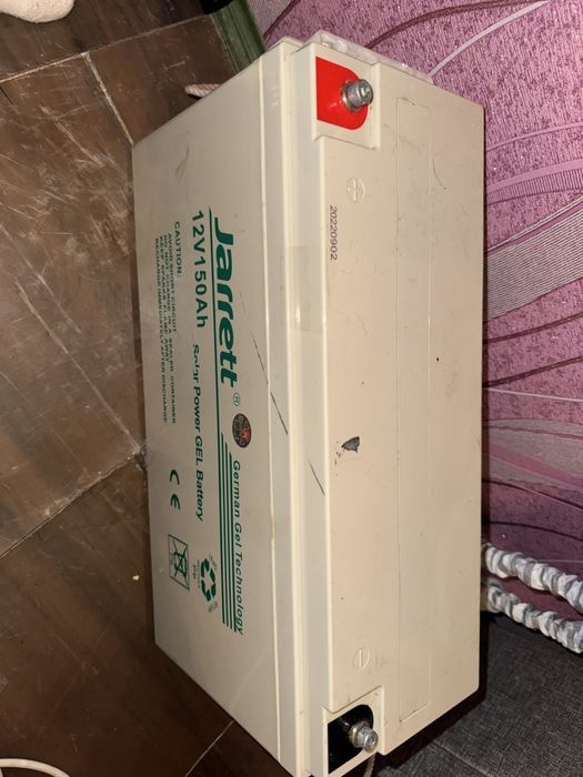 Гелевий акамулятор jarrett 150ah 12v