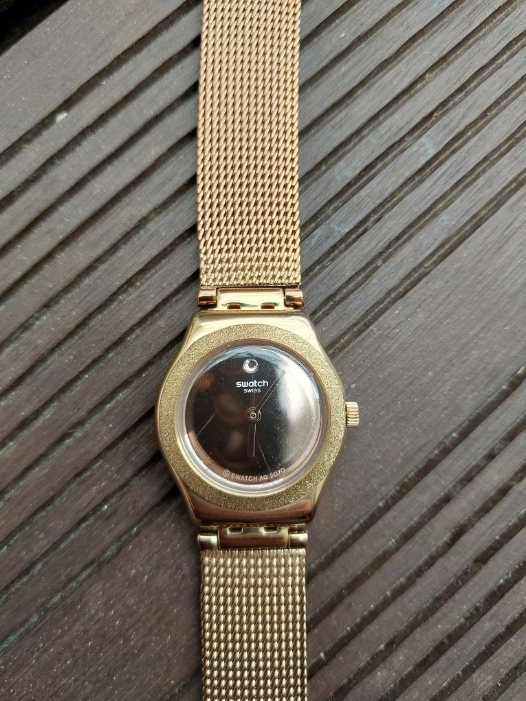 Zegarek Swatch różowe złoto