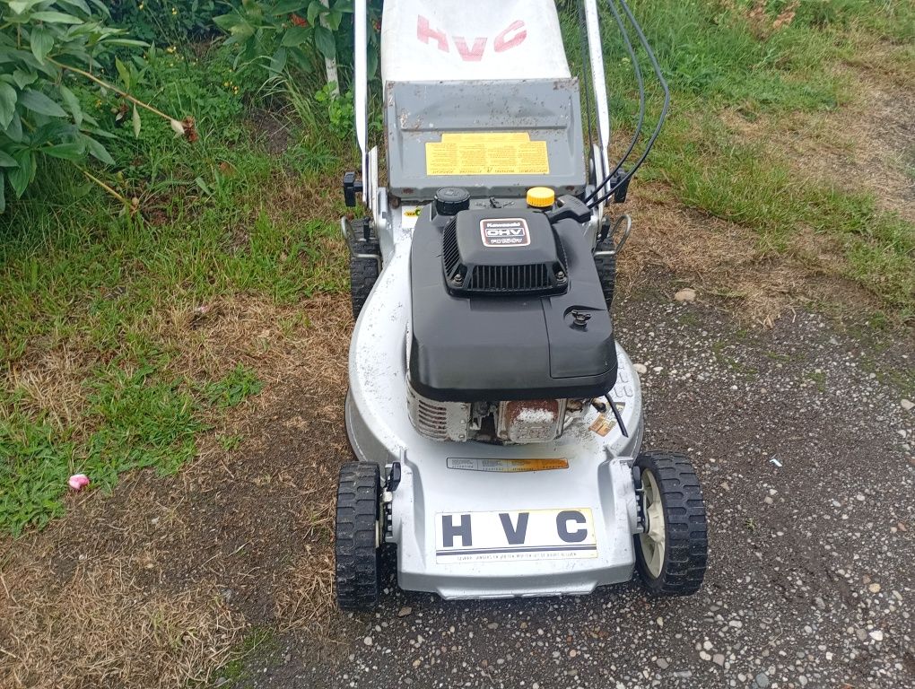 Kosiarka Spalinowa HVC Kawasaki fc 150 V napęd biegi kosz aluminium