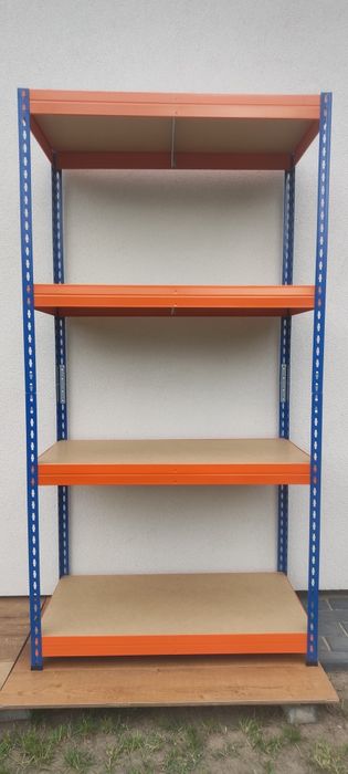 Regały Garażowe, Magazynowe 192x100x50 cm 4P/300 kg