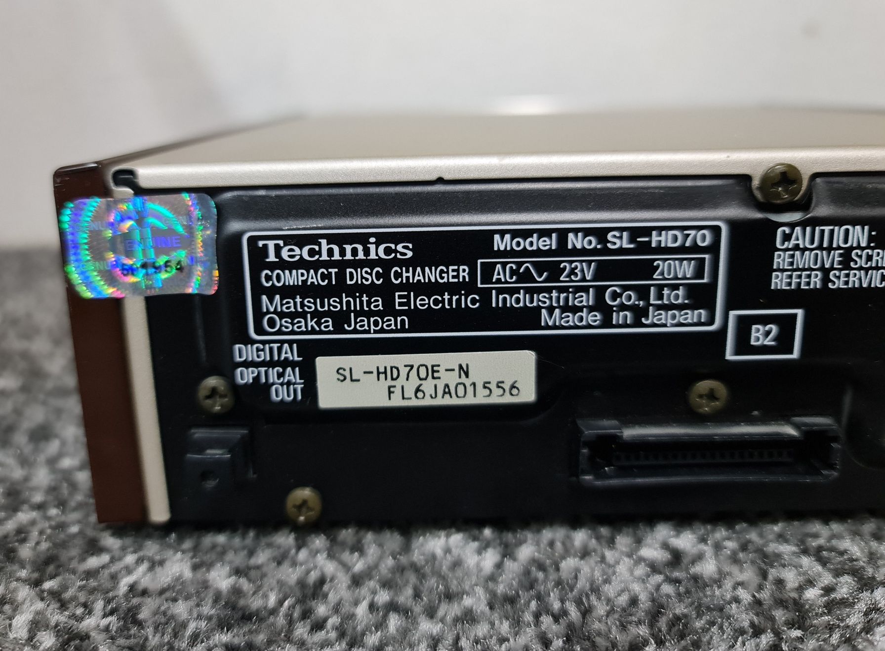 Technics Compact Disc Player SL-HD70. Zmieniarka 5 płyt .
. Wysyłka ol