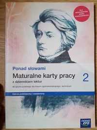 Ponad słowami 2 Maturalne karty pracy