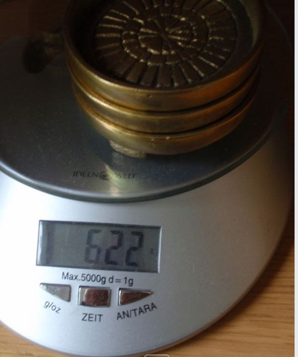 Бронзовые сувенирные сковородки